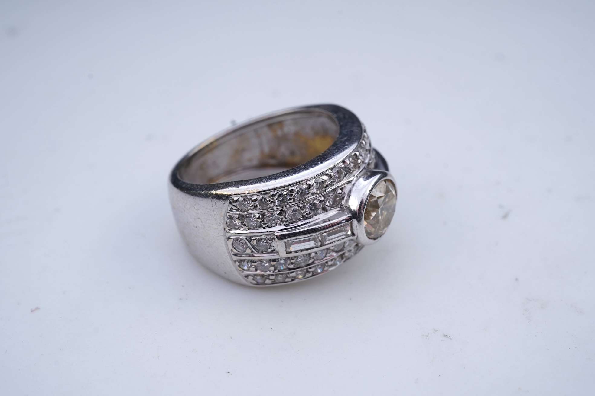 A diamond ring